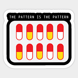 The pattern is the pattern Sticker